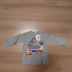 HOT BISCUITS 長袖カットソー 100cm グレー