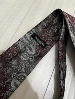 Christian Dior ペイズリー柄 ネクタイ