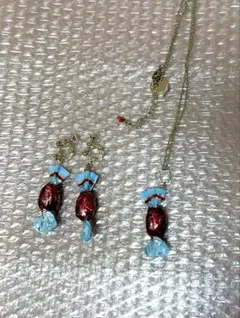 黒崎蘭丸 イヤリング ネックレス