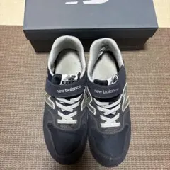 new balance 996キッズシューズ ネイビー24.0