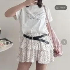 nemne store リボンギャザーアソートTシャツ ウィッシュコアのサムネイル