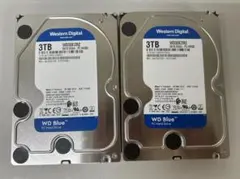 WD Blue 6TB 2個 ハードディスク動作中古品 - メルカリ