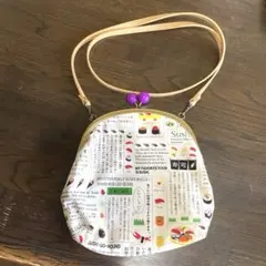 最終お値下げ⭐️ハンドメイド　がま口バック　和柄