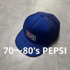 企業物ペプシコーラヴィンテージキャップ帽子メッシュトラッカー古着コカコーラUSA