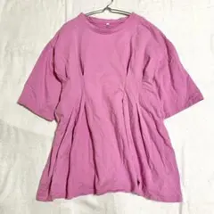 【アダプトリテイリング】Tシャツ ウエストマーク 綿混 クルーネック ONEのサムネイル