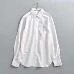 SLOBE IENA コットンシルクレースカラーシャツ　2023AW　ホワイト