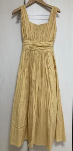 FRAY I.D ノースリーブロングワンピース イエロー