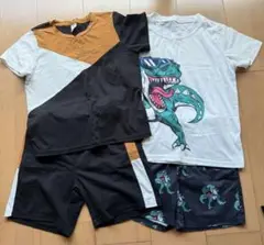 サイズ100 Tシャツ、ハーフパンツセット幼児用