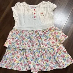 MIKI HOUSE 半袖ワンピース 100cm