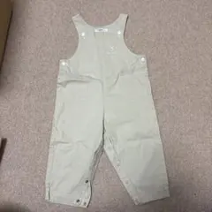 FAMILIAR ベージュオーバーオール 80サイズ