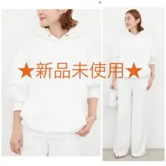 【新品】AP STUDIO Oversized Hoodie ホワイト