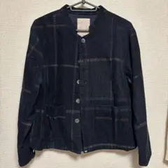 あーさん様　未使用　パラスパレス　ネイビー フード付きジャケット 中古・古着通販】Pal'las Palace (パラスパレス) ショールカラー