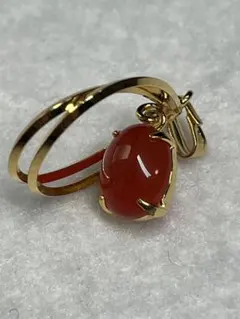 メノウ　オレンジオーバル　ペンダント