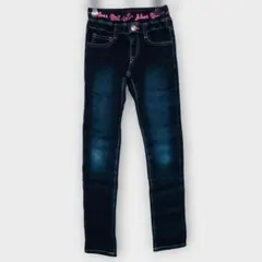 デニムパンツ　ストレートパンツ　スリムパンツ　ジーパン　140