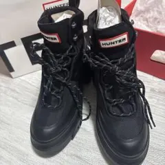 HUNTER ブラック ブーツ