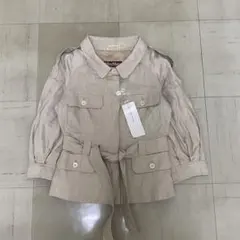 【定価8万】MaxMara STUDIOトレンチコート ベージュ 40のサムネイル