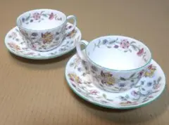 【MINTON】 ミントン HADDON HALL カップ & ソーサー・ ペア
