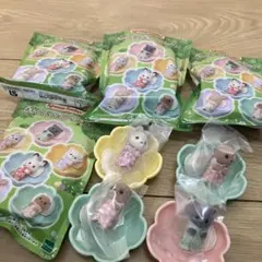 シルバニア　赤ちゃん＆お花のベッドセット　新品未使用