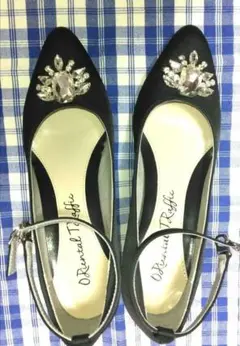 新品未使用◆ORiental TRaffic　ビジューサテンパンプス 23cm