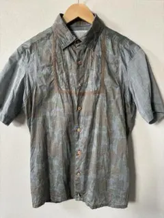 kolor カモフラージュ柄 半袖シャツ