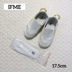 イフミー 上履き 17.5cm バレエタイプ イエロー メッシュ 靴 IFME