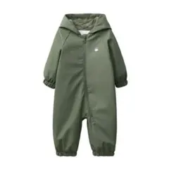 【美品】ZARA ラバーフィニッシュ耐水カバーオール (3-6ヶ月)
