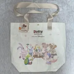 値下げ中！【香港ディズニー限定】ダッフィーアンドフレンズ冬限定ショッピングバッグ