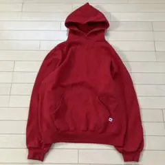 11.10 ラッセルアスレティック パーカー プルオーバー レッド 裏起毛XL