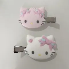 チャーミーキティ 前髪クリップ 2個セット サンリオ ヘアピン