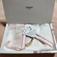 新品　近沢レース　ハンカチ　ポーチ　セット
