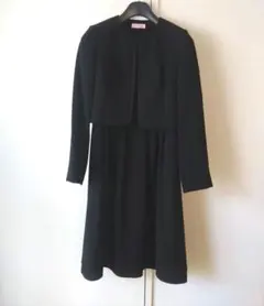 ブラックフォーマル　ワンピース＋ジャケットのセットアップ（礼服・喪服）