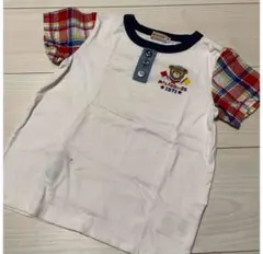 M41 ミキハウス⭐︎半袖Tシャツ　120 チェック