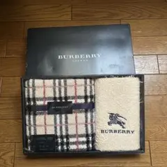 新品保管品　BURBERRY バーバリー タオルセット　フェイス　ウォッシ計2枚