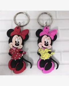 ミッキーマウス ミニーちゃん キーホルダー ２種セット 可愛いデザイン ♡