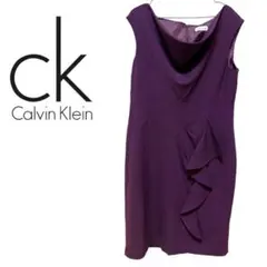 Calvin Klein カルバンクライン フリルワンピース パーティ ドレスのサムネイル