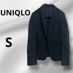 【UNIQLOユニクロ】黒 テーラードレディースジャケット✨S