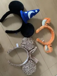 ディズニーキャラクター カチューシャセット