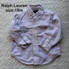 Ralph Lauren ストライプ ボタンダウンシャツ 18m