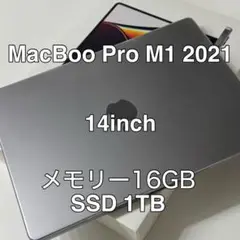 【M1】Apple MacBook Pro メモリ:16ギガ ストレージ1テラ Apple MacBook Pro 16.2インチ Liquid Retina XDRディスプレイ