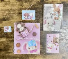 シュガーバニーズ　オリテガミメモ　US ２００９年　平成レトロ シュガーバニーズ メモ帳 メモパッド 4柄 平成レトロ レトロ