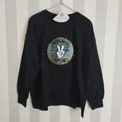 シューラルー　スパンコール　切り替え Tシャツ　ミッキー　130cmのサムネイル