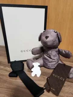 GUCCI GG柄 テディベア ポーチ 未使用保管品のサムネイル