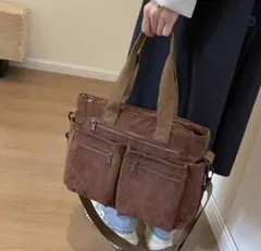 バッグ ショルダーバッグ トートバッグ 2way 多機能収納【期間限定セール】