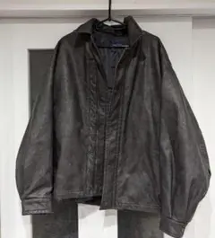 NAUTICA レザー Faded Vegan Leather Blouson
