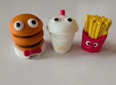マクドナルド ソフビ　ミニフィギュア 3点セット