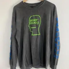 BRAIN DEAD ロングスリーブTシャツ グレー