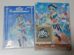 一番くじ雪ミク2026 B賞&S賞&R賞 アクリルスタンド ポスター チャーム
