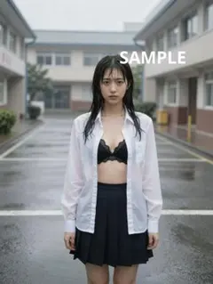 【148】AI美女 グラビア A4 ポスター japanart