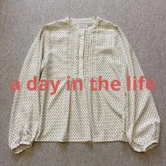 【美品】a day in the life 長袖ブラウス