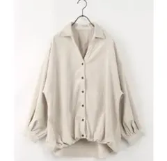 Ray Cassin コーディロイ たけのこシャツ